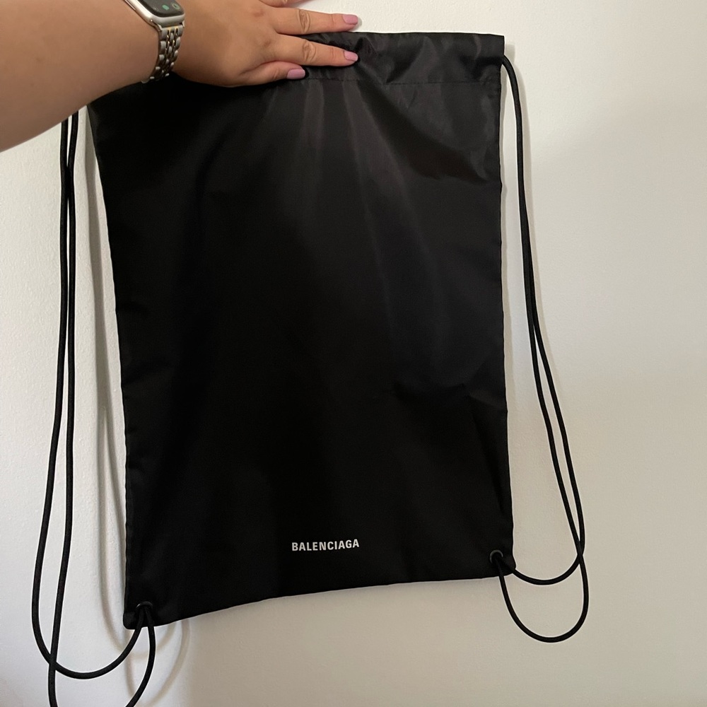 Balenciaga draw string bag